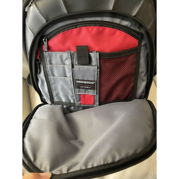 Wenger Swiss Gear Pegasus Laptop Notebook Tablet Backpack Bag Black Grey 17" - Picture 9 of 16